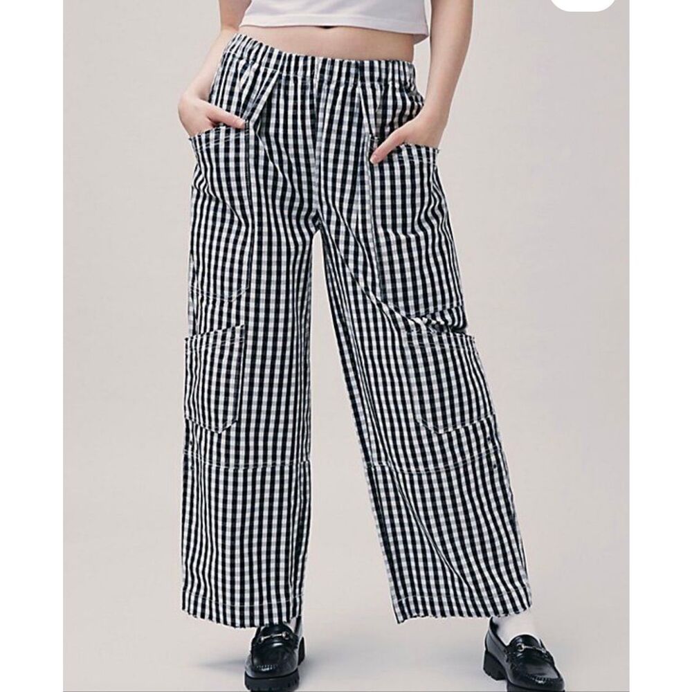 BDG Charlie Gingham Wide-Leg pants size m - Picture 12 of 12